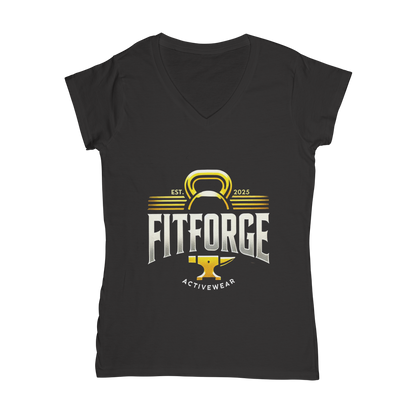 FITFORGE Classic Women's V-Neck T-Shirt - FitForge Online