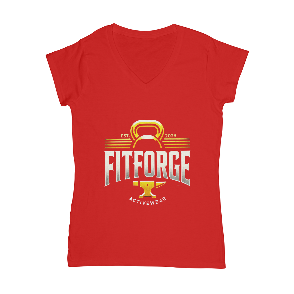 FITFORGE Classic Women's V-Neck T-Shirt - FitForge Online