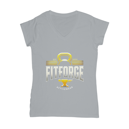 FITFORGE Classic Women's V-Neck T-Shirt - FitForge Online