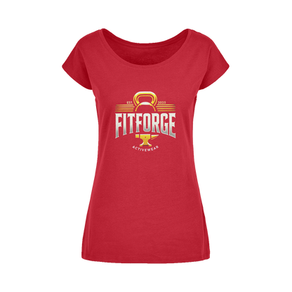 FITFORGE Wide Neck Womens T-Shirt - FitForge Online