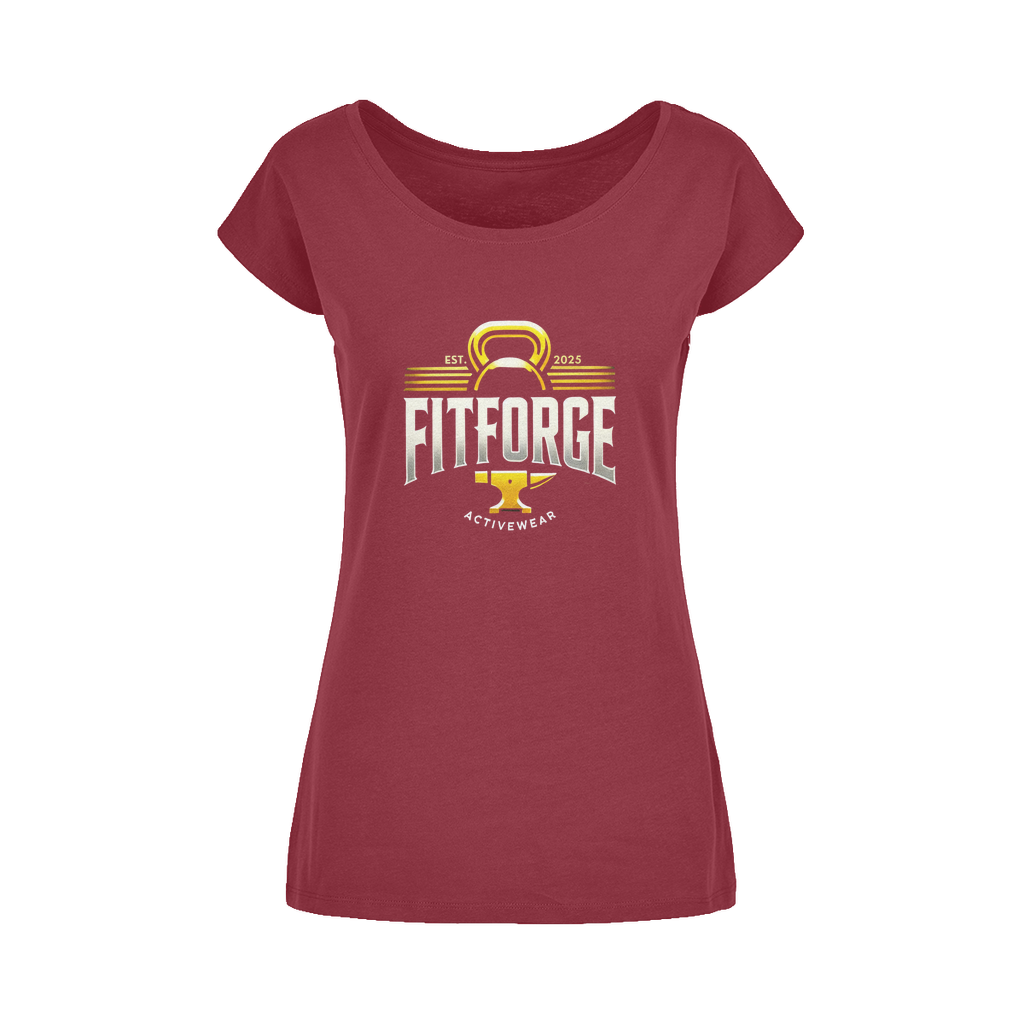 FITFORGE Wide Neck Womens T-Shirt - FitForge Online