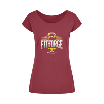 FITFORGE Wide Neck Womens T-Shirt - FitForge Online